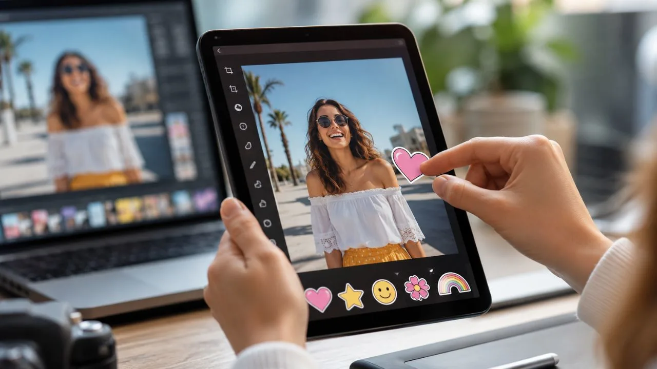How to Add a Sticker to a Picture