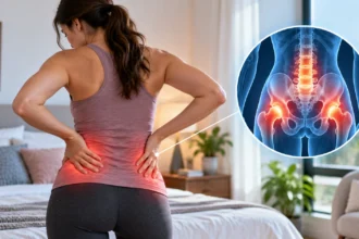 Pain in Lower Back and Hips Female Causes & Relief