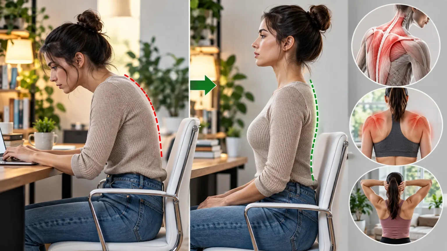 Rounded Shoulders Symptoms, Causes & Relief