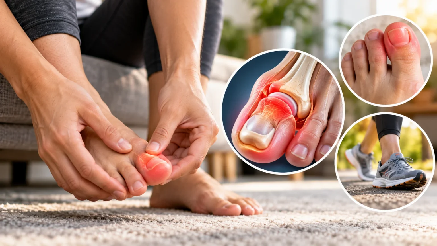 Pain in Tip of Big Toe When Touched Causes & Relief